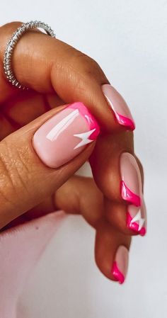 Summer Nails 2023, Teen Nails, Summer Nail Designs, Simple Gel Nails, Summery Nails