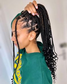 Girls Knotless Box Braids Kids, Box Braids For Girls Kids, Single Braids For Kids, Knotless Box Braids Kids, Knotless Box Braids For Kids, Box Braids On Kids, Kids Knotless Box Braids, Kids Protective Styles, Hair Styles For Teens