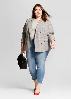 Over Size Blazer Outfits, Blazer Plus Size Outfits, Blazer Outfits Plus Size, Plus Size Blazer Outfits, Blazer Outfit Plus Size, Plus Size Outfits Spring, Plus Size Outfit Inspiration, Comfy Chic Outfits, Outfit Blazer