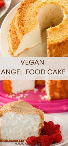 Десерты и Торты Vegan Angel Food Cake, Best Angel Food Cake, Fluffy Light, Angel Food Cake, Food Cake