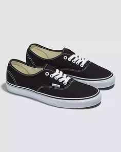 Shop the Authentic Black Classics shoe for men, women, and kids. View the different colours, patterns, sizes, and styles to suit your needs. Shop the full Authentic collection at Vans. Vans Authentic Black, Vans Authentic Shoes, Mens Vans Shoes, Vans Old School, Shoe For Men, Vans Original, Vans Store, Deck Shoes, Shoe Black