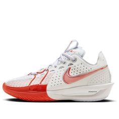 Nike Air Zoom G.T. Cut 3 EP 'Picante Red' DV2918-101 Hoop Shoes, Air Zoom, Nike Air Zoom, The Court, Nice Shoes, Basketball Shoes, Herringbone, Color Blocking, Nike Air