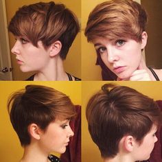 Best Short Haircuts Pixie Cut With Long Bangs, Trendy We Fryzurach, Long Pixie Hairstyles, Girls Short Haircuts, Cool Short Hairstyles, Popular Haircuts, Best Short Haircuts, Girl Haircuts, Pretty Designs