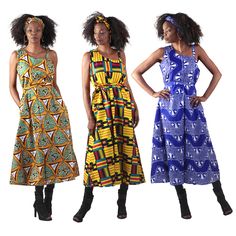 These Plus-sized Ankara Print Long Dresses offer a stunning and comfortable option for those who appreciate African-inspired fashion. Each set includes three dresses featuring bold, colorful Ankara prints that celebrate the rich textile traditions of Africa while providing a flattering fit for curvy figures. Features: Set of 3 dresses in assorted Ankara prints Sleeveless design with scoop neckline Smocking on the back for a custom fit Full-length cut for elegant coverage Side pockets for conveni African Clothing For Men, Ankara Print, Natural Body Care, African Inspired Fashion, Body Oils, Printed Long Dresses, Feminine Silhouette, African Inspired, Natural Body