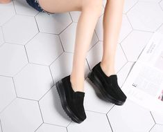 Tirsa Platform – Ultra Seller Shoes Casual Platform Slip-ons For Work, Casual Slip-on Platform Loafers With Thick Bottom, Casual Platform Loafers With Thick Slip-on Bottom, Casual Platform Loafers With Thick Bottom, Women Platform Shoes, Comfortable Style, Pig Skin, Platform Wedges, Platform Shoes