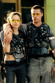 Mr and Mrs Smith Brad Pitt, Angelina Jolie, A Man, A Woman