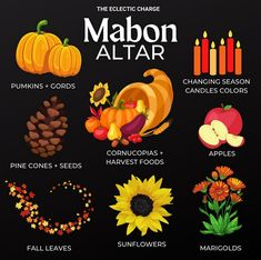 Mabon Crafts Diy, Autumn Altar, Mabon Feast, Mabon Alter, Autumnal Equinox Celebration, Wicca Holidays, Solstice And Equinox, Autumn Witch