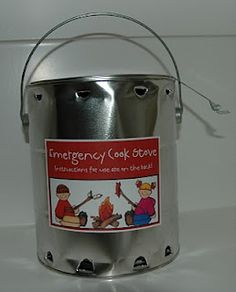 Preparedness Project - Paint Can Stove/Heaters Emergency Preparedness Food Storage, Provident Living, Emergency Preparedness Food