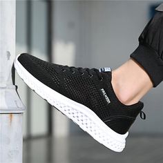 Knight Men's Summer Sneakers | Ultrasellershoes.com – Ultra Seller Shoes Casual Breathable Running Shoes For Summer, Casual Breathable Summer Running Shoes, Casual Summer Running Shoes With Breathable Material, Summer Mesh Running Shoes For Streetwear, Casual Black Running Shoes With Ventilation, Casual Mesh Running Shoes, Casual Black Mesh Running Shoes, Summer Streetwear Mesh Running Shoes, Black Running Sneakers For Summer