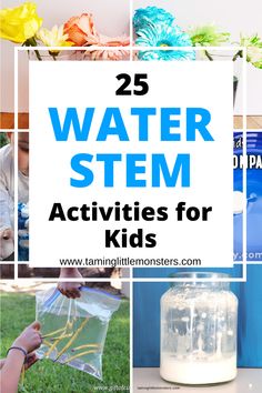 Water Stem Activities, Steam Activities Elementary, Summer Stem Activities, Stem Activities Kindergarten, Toddler Stem, Stem Activities For Kids, Stem Camp, Stem Activities Preschool, Kindergarten Stem