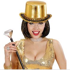 Top Hat With Sequin Trim In Gold By Jacobson Hat Company. Gold Lame W/Sequin Trim Performer Top Hat Accessory For Hollywood Like Shows In Schools And Non School Play Shows Or With A Fancy Dress Or Tuxedo. Can Also Be Used As An Adults Performer Top Hat For Halloween Or A Christmas Show. The First Four Pictures Are Stock Photos- The Rest Are Original. Brand New Tails Costume, Top Hat And Tails, Jerry Ryan, A Chorus Line, Christmas Shows, Gold Lame, School Play, Chorus, Top Hat