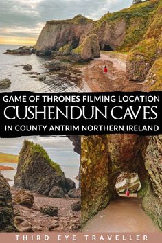 the cover of game of thrones filming location cushendun caves in county antrim northern ireland