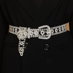 ✅ Only 105 cm available. ✅ Suitable for Small and Medium sizes. You deserve to be a princess for your day. ⬇️ Shipping takes; 2-4 days to USA 1-3 days to EU 2-5 days to rest of the world. PRODUCT DESCRIPTION👇 Introducing the stunning stone belts from Furtek, perfect for adding a touch of glamour to any special occasion. These belts are designed to complement any outfit, from elegant evening dresses to chic bridesmaids gowns. Each belt is expertly crafted with a silver or gold plated base, and i Elegant Silver Crystal Dress, Elegant Silver Dresses With Crystal Material, Elegant Bridal Belt For Bridesmaid, Glamorous Party Bridal Belt With Rhinestones, Glamorous Bridal Belt With Rhinestones For Party, White Rhinestone Bridal Belt For Party, Fitted Crystal Bridal Belt For Party, White Bridal Belt With Rhinestones For Party, Elegant Rhinestone Bridal Belt For Party