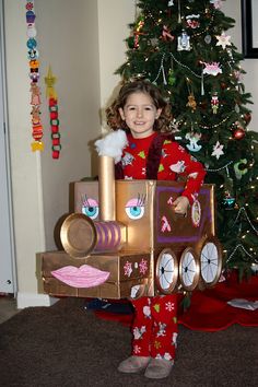 My daughter's homework assignment was to make a Polar Express train car to be used in the school's annual Polar Express Ride. I wanted my ... Polar Express Box Car Parade, Polar Express Cardboard Train Boxes, Polar Express Box Train Ideas, Polar Express Train Cardboard Parade, Polar Express Box Car Ideas, Diy Polar Express Train Cardboard Boxes, Polar Express Train Box Car Ideas, Box Car Ideas, Diy Polar Express Train