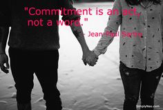 two people holding hands with the words,'commentment is a part not a word '