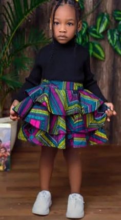 Girls Ankara Styles Children, Braids Kids Hairstyles, Viral Outfits, Fashion Ankara Styles, Baby African Clothes