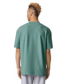 Unisex Mockneck Pique T-Shirt - ARCTIC - S | American Apparel Mockneck Pique T-Shirt in Arctic Size Small | Cotton Green Tops With Ribbed Collar And Short Sleeves, Green Short Sleeve Top With Ribbed Collar, Green Top With Ribbed Collar And Short Sleeves, Green Crew Neck Top With Ribbed Collar, Relaxed Fit T-shirt With Ribbed Collar, Ribbed Collar Crew Neck T-shirt, Green Cotton Crew Neck Polo Shirt, Gym Shorts, American Shirts