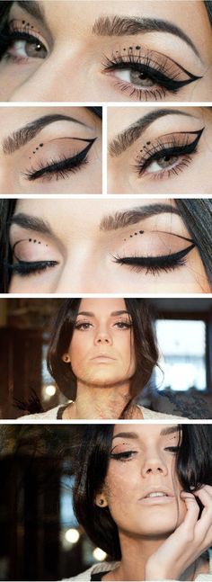 Makeup Blue Eyeliner, Linda Hallberg Makeup, Creative Eyeliner, Khol Eyeliner, Applying Eye Makeup, Linda Hallberg, Blue Eyeliner, Glasses Makeup, Best Makeup Brushes