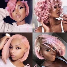 Pinterest | ✨𝓪𝓼𝓱𝓵𝓮𝔂𝓷𝔁𝓸𝔁𝓸✨ #hairstyles #hair Bob Lace Front Wigs, Brazilian Remy Hair, Human Virgin Hair, Short Bob Wigs, Short Bob Hairstyles, Bob Wigs, Ombre Hair, 100 Human Hair, Hair Wigs