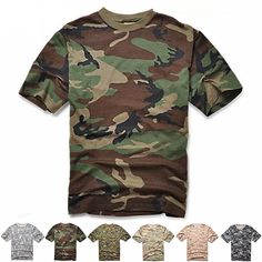 New Outdoor Camouflage T-shirt Men Breathable Army Tactical Combat T Shirt Military Dry Camo Camp Cheap Camouflage Short Sleeve T-shirt, Cheap Casual Camouflage T-shirt, Cheap Camouflage Crew Neck T-shirt, Tactical T Shirts, Hunting Camouflage, Camouflage T Shirts, Metallica T Shirt, Camouflage Outfits, Army Camouflage