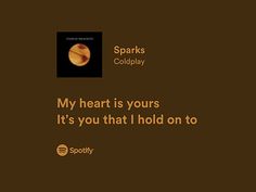 an image of the planets with text that reads, my heart is yours it's you that i hold on to spotify