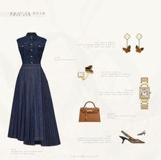 Polyvore Outfits Classy, Van Cleef Arpels Watch, Dior Jewellery, Cartier Bag, Outfit Polyvore, Parisian Chic Style, Dior Fashion