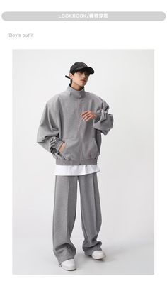 Threebooy Sports Suits Pants Sets for Men 2 Piece Sets Couple Matching – threebooy Athleisure Sweatshirt With Pockets For Leisure, Sporty Tracksuit With Ribbed Cuffs, Gray Athleisure Tracksuit For Fall, Gray Relaxed Fit Sportswear Tracksuit, Sportswear Tracksuit With Ribbed Cuffs, Gray Relaxed Fit Sporty Tracksuit, Sporty Gray Relaxed Fit Tracksuit, Gray Long Sleeve Tracksuit For Leisure, Sporty Gray Tracksuit With Pockets