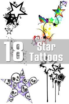 Tattoos With Stars, Tattoo Ideas Stencil, Star Drawings, Star Sleeve Tattoo, Best Star Tattoos, Best 3d Tattoos, Shooting Star Tattoo, Cream Tattoo, Phoenix Tattoo Design