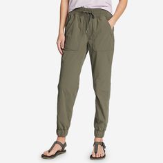 Women's Sightscape Horizon Pull-on Joggers | Eddie Bauer Eddie Bauer Women Outfits, Outdoorsy Style, Sustainable Textiles, Outdoor Pants, Eddie Bauer Women, Joggers Womens, Clothing Hacks, Outdoor Woman, Eddie Bauer