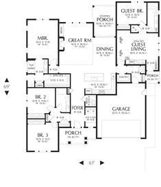 this is the floor plan for these house plans