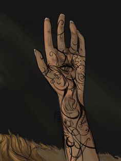 an image of someone's hand with tattoos on it, and the caption reads article from art stuff