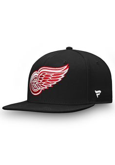 Wear your Red Wings style with pride in this Detroit Red Wings  Black Core Snapback Hat! This Detroit Snapback Hat features a front embroidered team logo. Go Red Wings! Fanatics Core Snapback Hat, Front embroidered team logo, 6-panel design with eyelets, Plastic snapback, Adjustable Closure, Polyester material, Polyester, Wipe clean with cloth or cleaning kit, 4 Red Wing Style, Wings Black, Mens Snapback Hats, Mens Fasion, Black Core, Go Red, Detroit Red Wings, Red Wings, Cleaning Kit