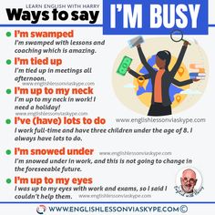 a poster with the words i'm busy and an image of a woman holding her hands up