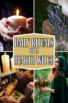 Dive into the daily life of a hearth witch and find out how to incorporate their rituals into your home. Home And Hearth Witch, Hearth Witch Spells, Hearth Witch Altar, Hearth Witch Aesthetic Home, Spell To Find A New Home, Witch Apothecary Aesthetic, Hearth Witch Aesthetic, Hearth Witchcraft