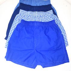 Solid And Plaid Blues. Washed, Never Worn. Size M Boys Weighs 6oz Id 378 Boxer Fruit Of The Loom, Fruits For Kids, The Loom, Fruit Of The Loom, Kids Accessories, Loom, Kids Shop, Color Blue, Plaid