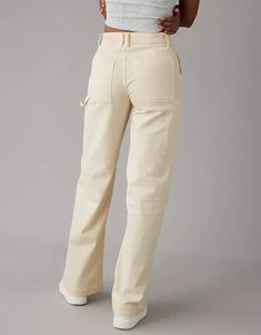 AE Dreamy Drape Woven Super High-Waisted Baggy Wide-Leg Pant Trendy Wide Leg Non-stretch Cargo Jeans, Spring Wide-leg Cargo Jeans For Workwear, Oversized High-waisted Pants, Cotton Wide Leg Full-length Pants In Solid Color, Cotton Wide Leg Pants In Solid Color, Solid Color Cotton Wide Leg Pants, Wide Leg Cotton Pants In Solid Color, Trendy Solid Color Wide Leg Full Length Pants, Trendy Solid Color Full-length Wide Leg Pants