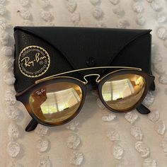 Rb 4257 60922y 50 Ladys Gatsby Ii Copper Mirror Sunglasses Copper Mirror, Mirror Sunglasses, Colored Sunglasses, Gatsby, Ray Ban, Sunglasses Accessories, Mirrored Sunglasses, Ray Bans, Copper