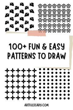 Aspiring artists, uncover your hidden talents by learning how to draw 100 super cool doodle patterns - no matter your current skill level! This guide charts out simple designs from lines to shapes to waves you can easily replicate. All it takes is basic supplies like pens, markers or pencils. Relax, relieve stress and create stunning textures as you level up your artistic abilities one dope doodle at a time. ✏️ #drawingpatterns #doodlingpatterns #easydrawings #arttherapy #creativityboost #buddingartists #easypatters #easypatternsdesign #simplepatterns #pattern #design