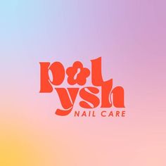 Logo Design Nail Polish Logo Design, Nail Brand Design, Nail Polish Graphic Design, Logo Design Word, Nail Salon Branding Design, Funky Logo Design Brand Identity, Risograph Logo, Nail Polish Branding