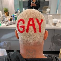 Bleached Hair Men Design, Bleached Shaved Head Design, Bleached Head Design, Dyed Long Hair Men, Men Dye Hair, Split Dyed Buzzcut, Buzzed Head Design, Bald Haircut Men, Bleached Buzz Designs