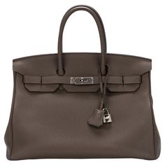 Hermès Birkin 35 Etain Togo Leather For Sale at 1stDibs Hermes Birkin 35, Date Stamp, Togo Leather, Classic Bags, Hermes Bag, Hermes Birkin, Top Handle Bag, Stamp, Purses And Bags