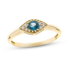 Evil Eye Symbol, Eye Symbol, Fashion Silhouette, Diamond Evil Eye, Evil Eye Ring, Kay Jewelers, Eye Ring, Topaz Stone, Gold Price