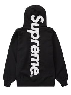 Find SUPREME Satin-appliqué Hoodie on Editorialist. black appliqué logo drawstring hood front pouch pocket long sleeves straight hem When buying this unisex item, keep in mind that it is graded in standard men's sizing. Applique Hoodie, Supreme Hoodie, Google Shopping, Fashion Killa, Black Hoodie, Pocket Pouch, Street Style, Long Sleeves, Pouch