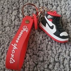 3d Keychain Jordan 1s Red/Black Colorway Jordan 1s Red, Keychain Jordan, 3d Keychain, Jordan 1s, Nike Sneaker, Nike Black, Sneaker Shopping, Men's Nike, Black Nikes