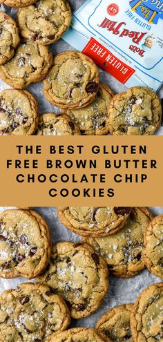 the best gluten free brown butter chocolate chip cookies