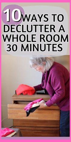 declutter a room in 30 minutes How To Declutter Your Home Room By Room, Declutter Motivation, Home Organizing Ideas, Breaking Habits, Surreal Places