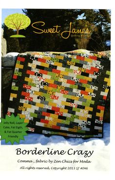 the cover of sweet jane's magazine featuring an image of a quilt on snow