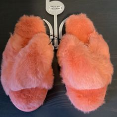 Slip Into Comfort With These Super Soft, Cozy And Vibrant Faux Fur Slippers From Jenni. Size: S (5-6); M (7-8); L (9-10); Xl (11-12) Special Features: Faux Fur Crossed Upper; Faux Fur Lining Pack Includes: 1 Pair Created For Macy's Upper & Lining: Polyester; Sole: Tpr With Textile Spot Clean Super Soft Spring Slippers With Round Toe, Soft Synthetic Slippers For Spring, Trendy Soft Slippers For Spring, Spring Slippers With Faux Fur Lining And Round Toe, Casual Slippers With Faux Fur Lining For Spring, Fluffy Synthetic Slippers, Yellow Slippers, Grey Slippers, Faux Fur Slides