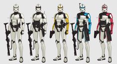 Star Wars Infographic, Clone Commandos, Republic Commando, Star Wars Trooper, Star Wars Models, Star Wars Characters Pictures, Sci-fi Armor, Clone Troopers