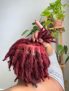 Diy Locs, Loc Growth, Black Locs, Colored Dreads, Natural Curly Hair Care, Thick Locs